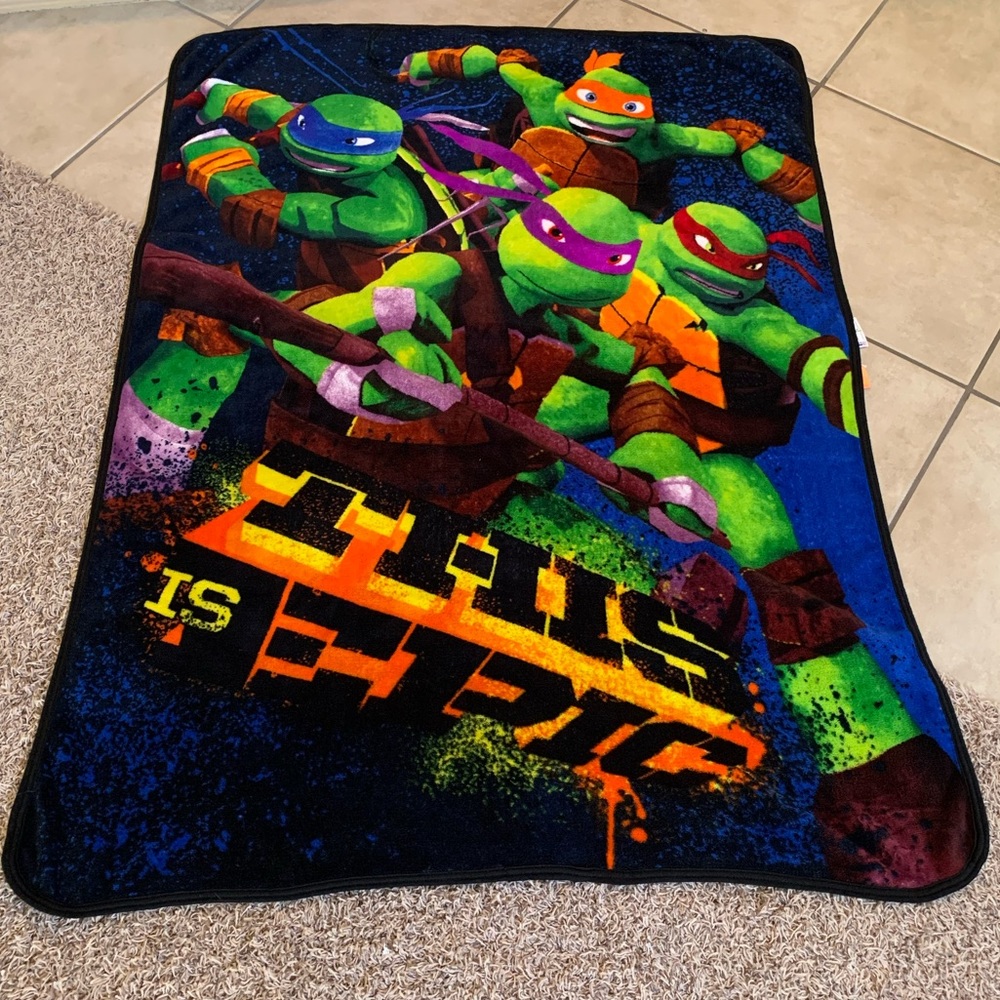 Ninja Turtles Fleece Blanket 60x46”